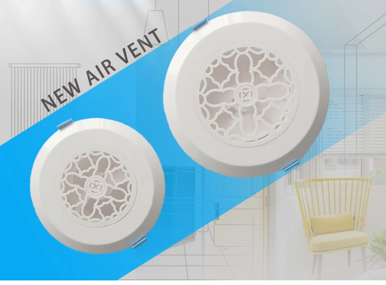 Air Conditioning Ceiling Circular Air Outlet Round Vent Louver Outlet Ventilation Plastic Covers Exhaust Return Linear Grilles