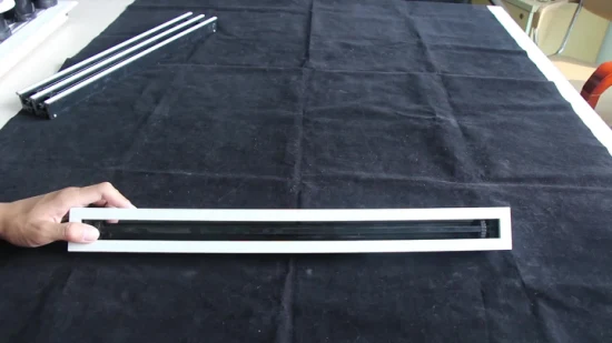 Versorgung HLK-PVC-Kunststoff-Deckenrückführung mit doppelter Ablenkung, festes Lüftungsgitter