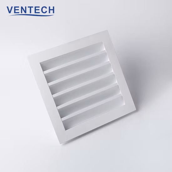 Ventech HVAC-System, Lüftung, Luftauslass, Wetterlamellen, Lüftungsgitter aus Aluminiumlegierung